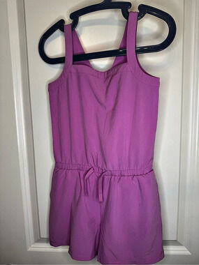 Girls All in Motion Pink Romper with Pockets Size 5T